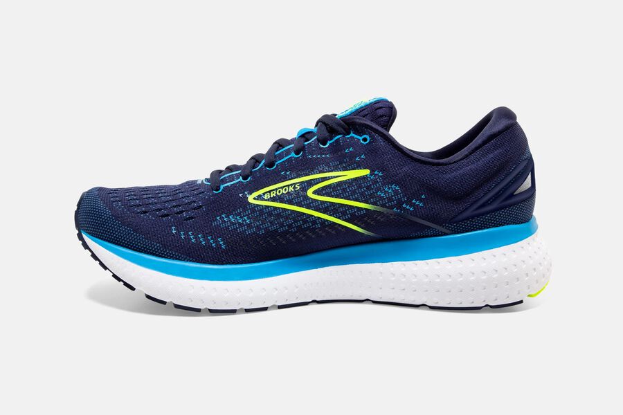 Brooks Israel Glycerin 19 Road Running Shoes Mens - Navy/Blue - QLX-283410